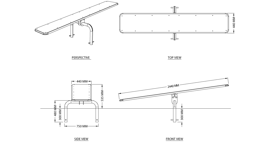 Teeter Totter Pet and Playground