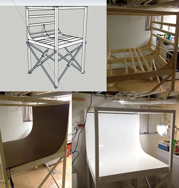 A DIY Mini Photo Studio Designed Using Trimble Sketchup