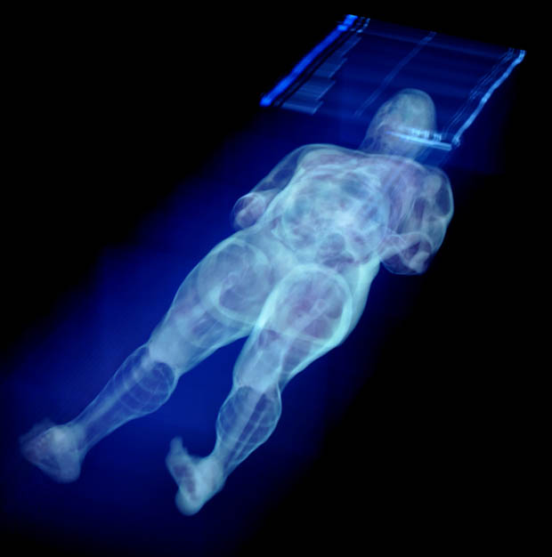 Eerie Human Hologram Photograph Shot Using a Tablet and