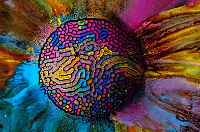 Colorful Abstract Macro Photographs Created by Injecting Watercolors