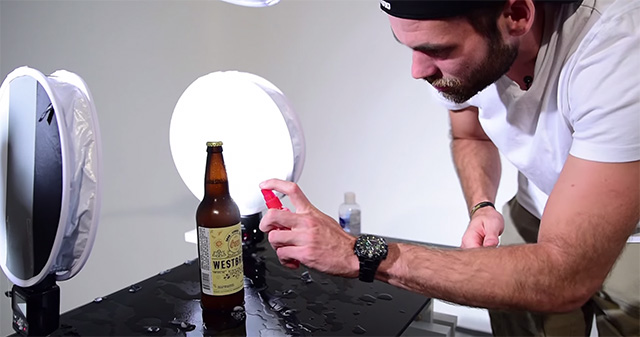 How to Capture a Complex 5Light Beer Bottle Product Shot from Start to