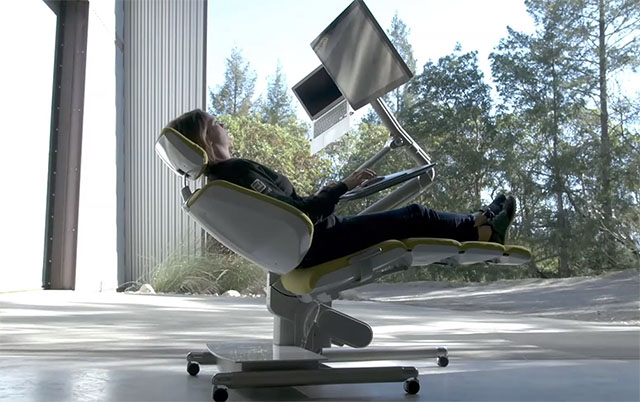 This 5,900 Workstation Lets You PostProcess Your Photos Lying Down