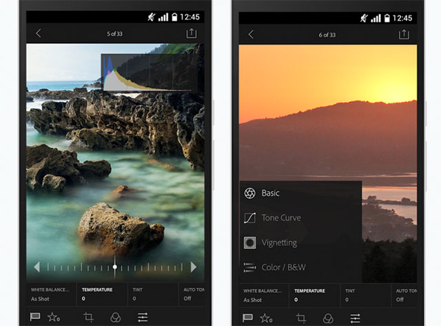 Lightroom Mobile for Android is Now 100 Free