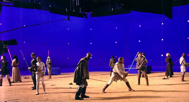 This is a Star Wars Action Scene in the Age of CGI