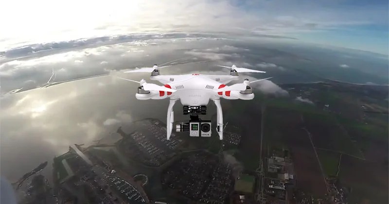 This 'Idiot' Flew a DJI Camera Drone to 11,000 Feet and Above Clouds