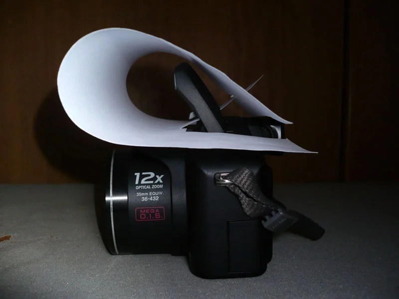 How to Turn a Piece of Paper Into a DIY 0.01 Flash Diffuser