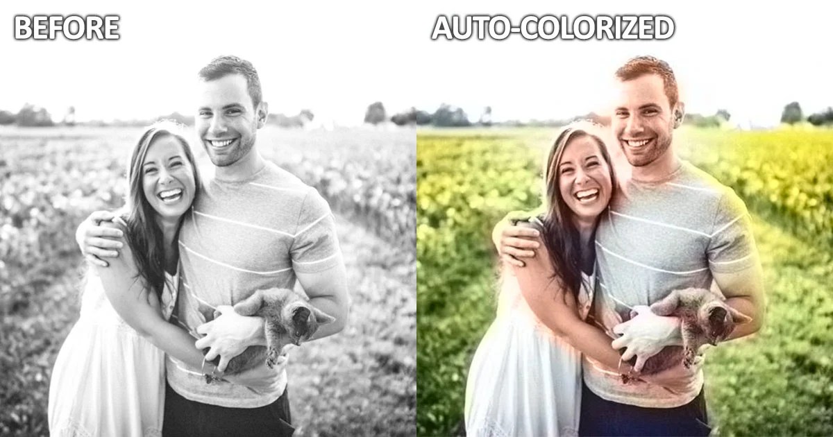 Website Magically Turns B&W Photos Into Color Ones Using AI