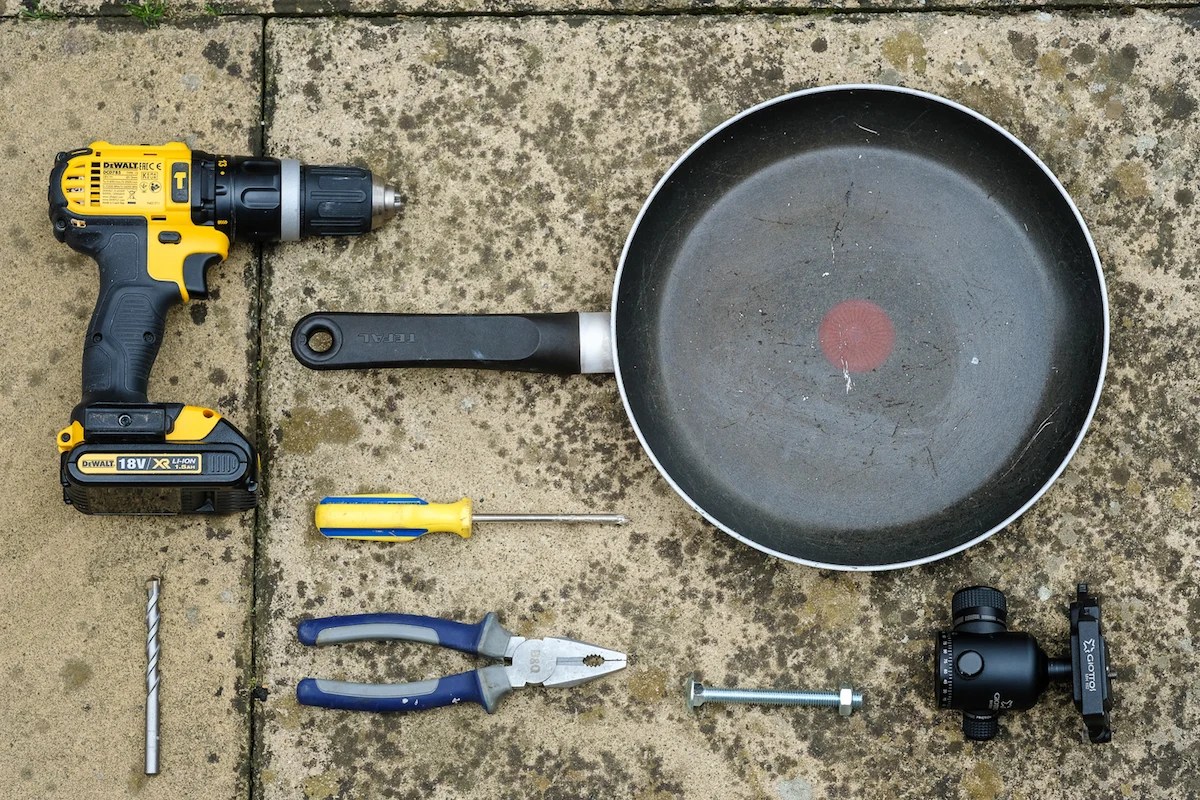 DIY Tip Use a Cheap Frying Pan for Better Low Angle Shots PetaPixel