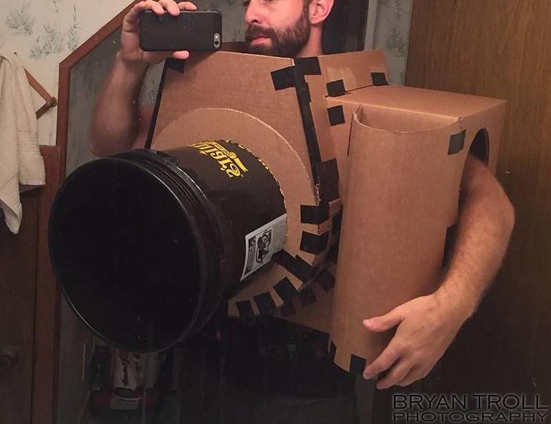 This Guy Built a FullyFunctional Nikon Camera Halloween Costume