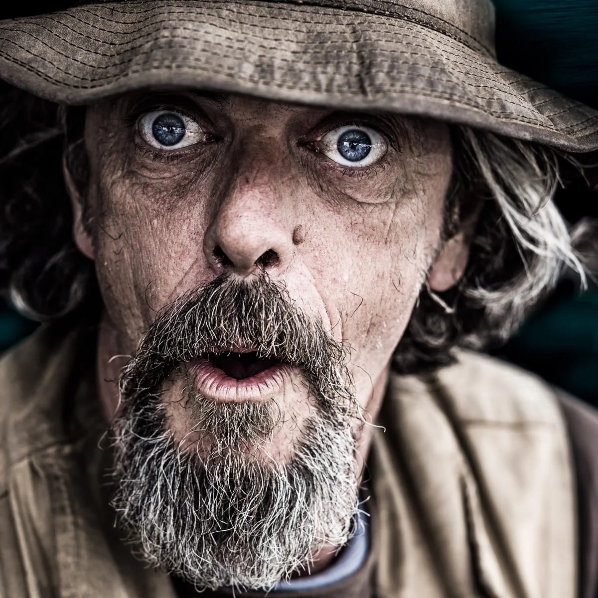 Portraits of Portland's Homeless Eyes as the Window to the Soul