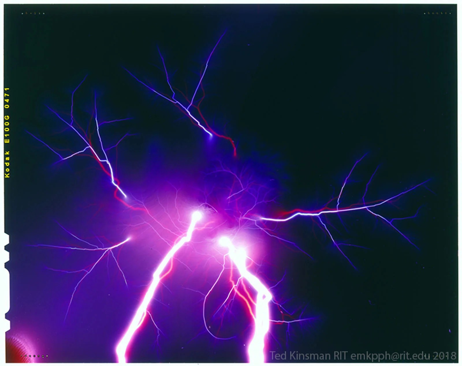 Zapping Film with Electricity How to Make Spark Patterns in Photos