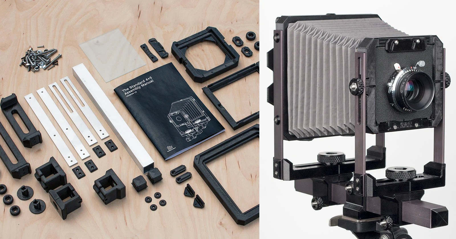 Standard 4x5 A Large Format Camera You Assemble Yourself for 320