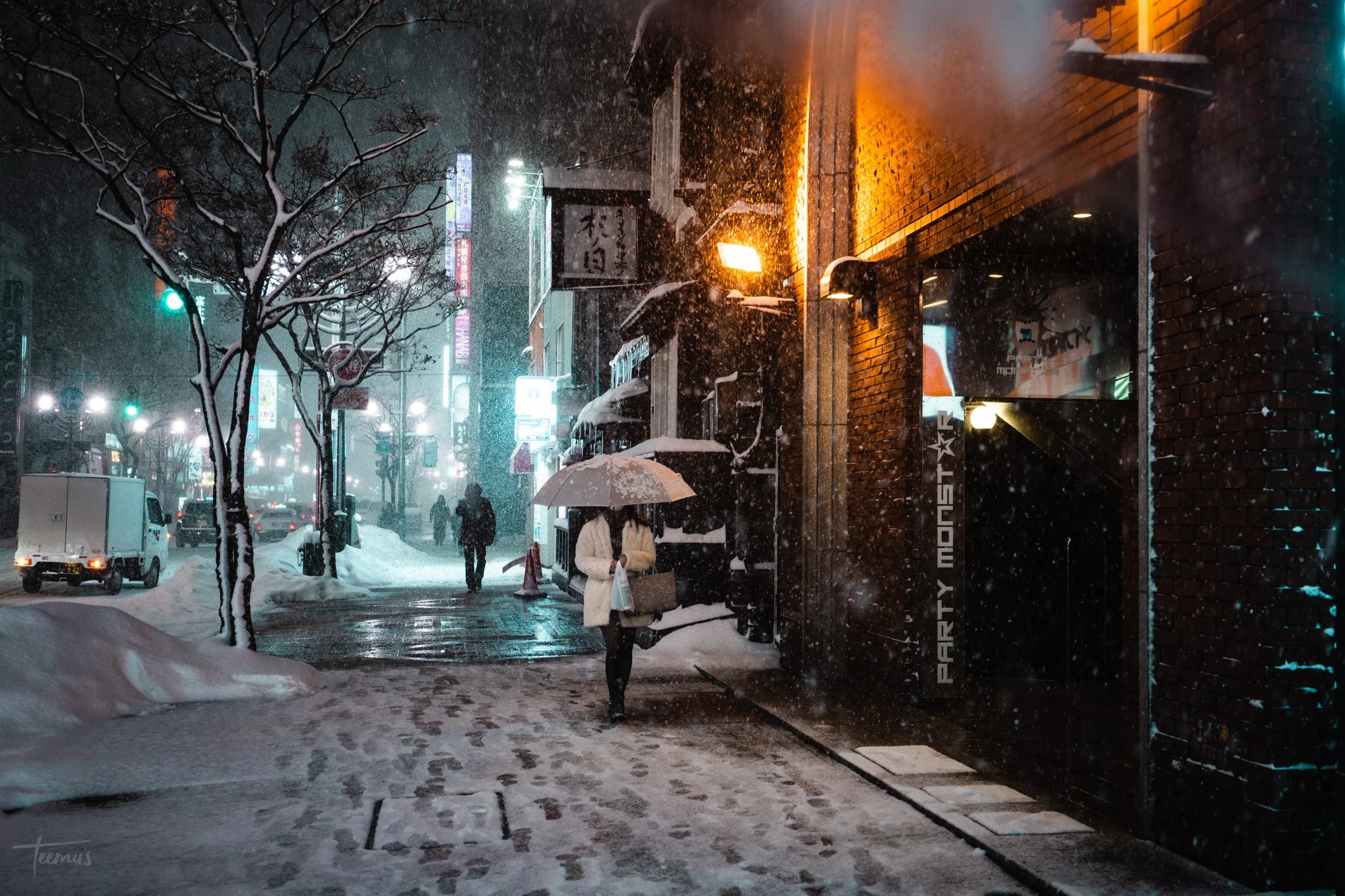 Snowy Street Photography in Sapporo, Japan, a Hidden Gem