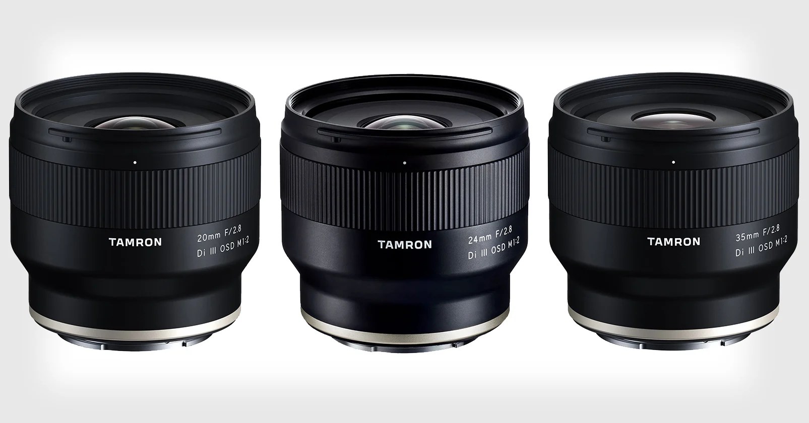 Tamron Unveils Three 12 WideAngle Prime Lenses for Sony EMount