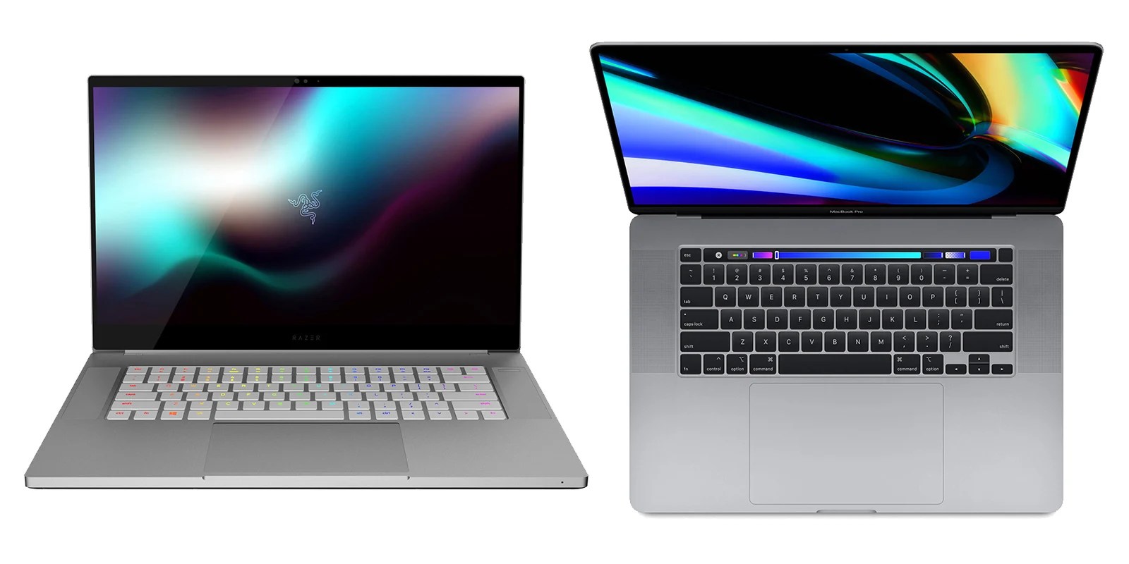 16Inch MacBook Pro vs Razer Blade 15 Studio Photo