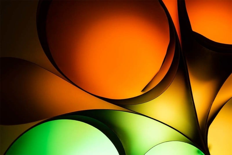 Using Paper and Light to Capture Beautiful Abstract Macro Photography