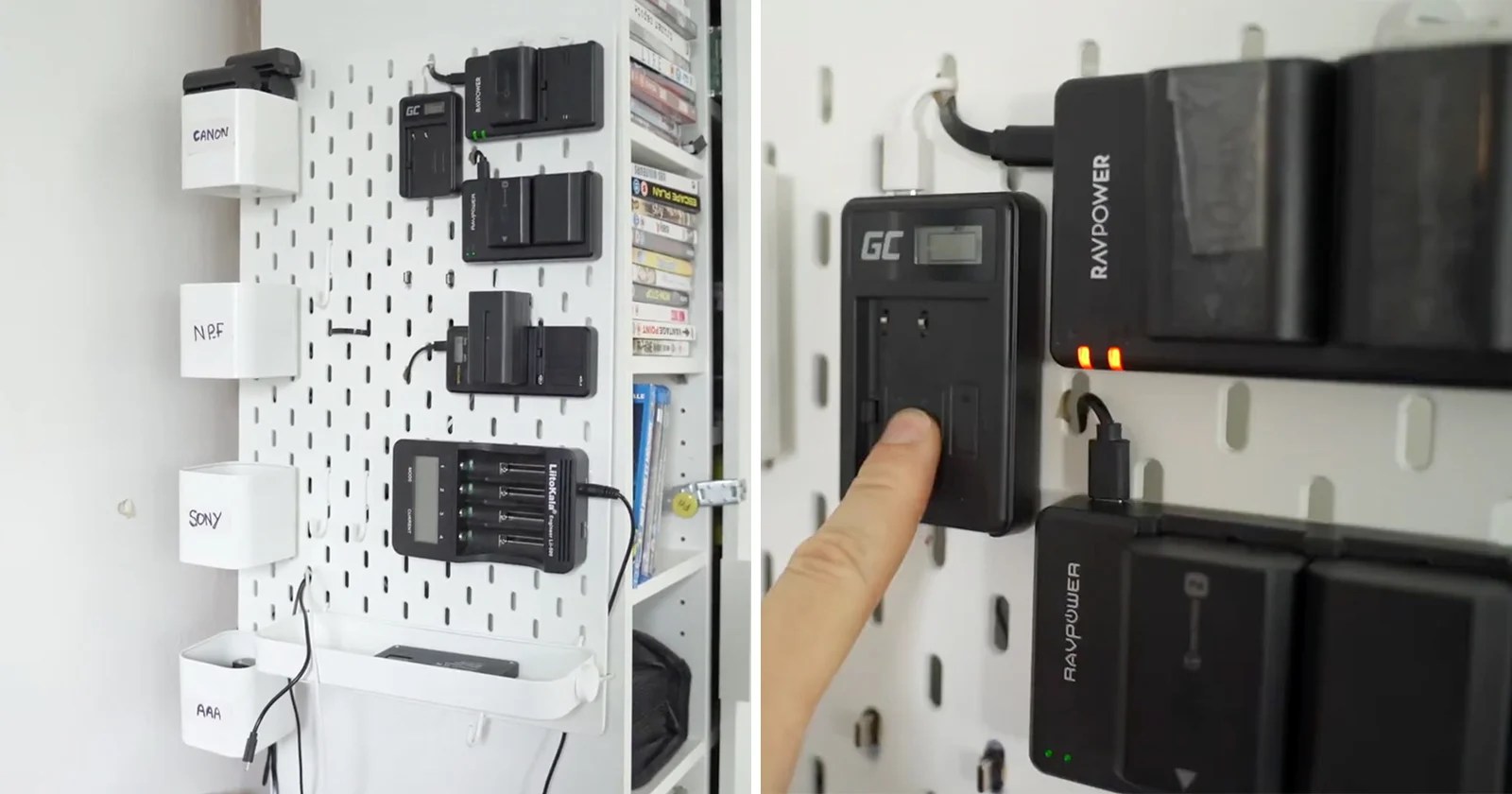 How to Build a WallMounted Battery Charging Station on the Cheap