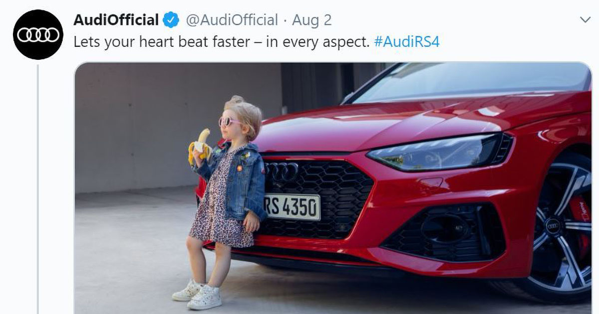 Audi Apologizes for Ad Photo Showing Little Girl Holding Banana PetaPixel
