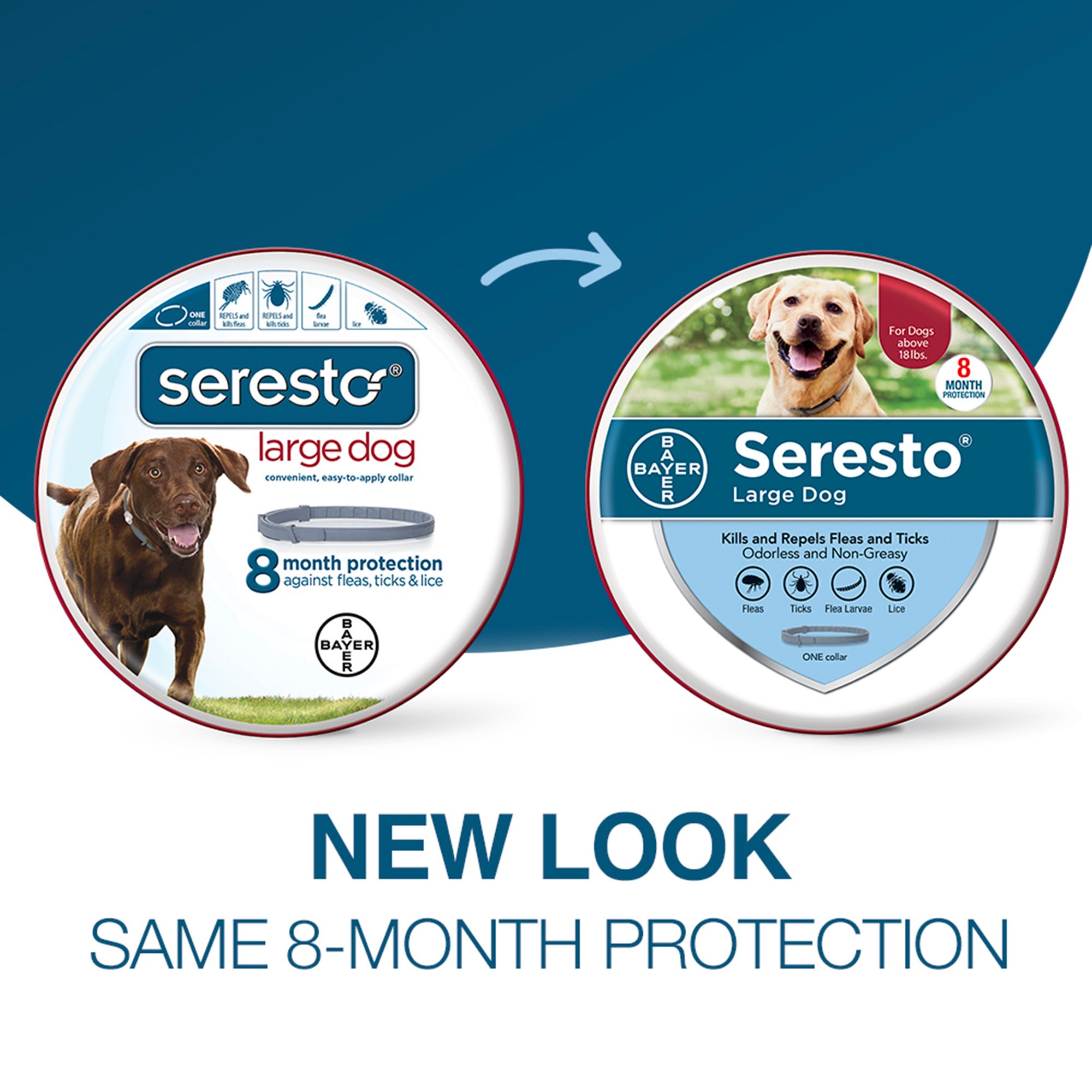Seresto Flea and Tick Collar for Large Dogs Petco