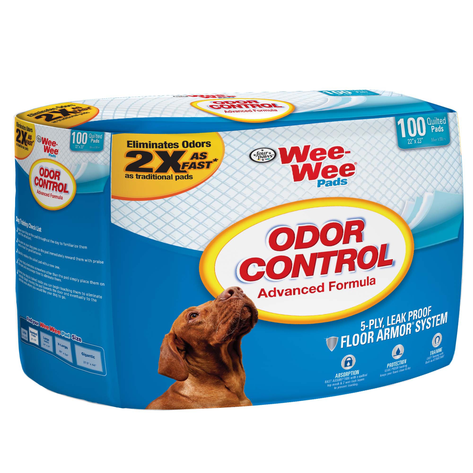 WeeWee Odor Control Potty Pads Petco