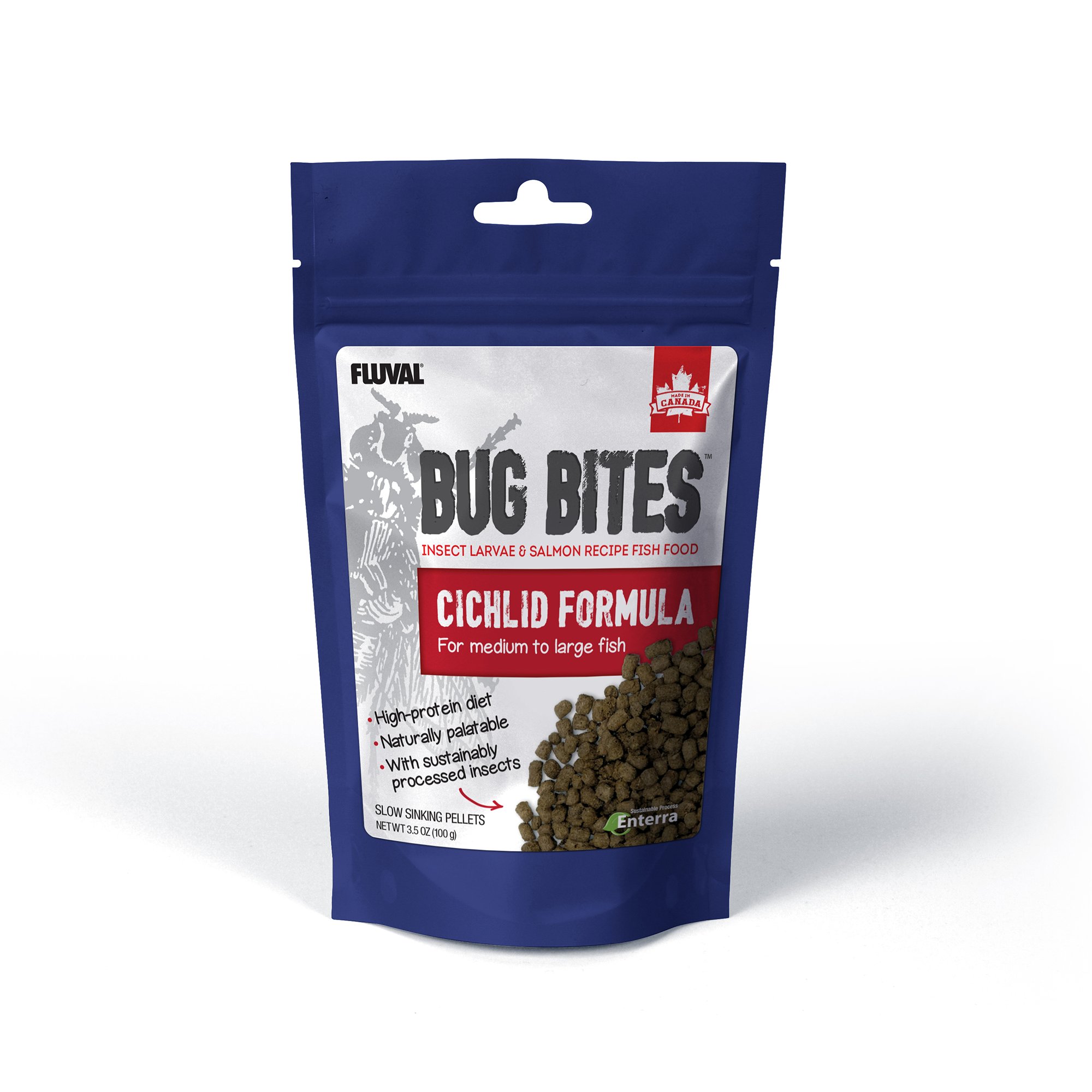 Fluval Bug Bites Pellets for Cichlids Petco