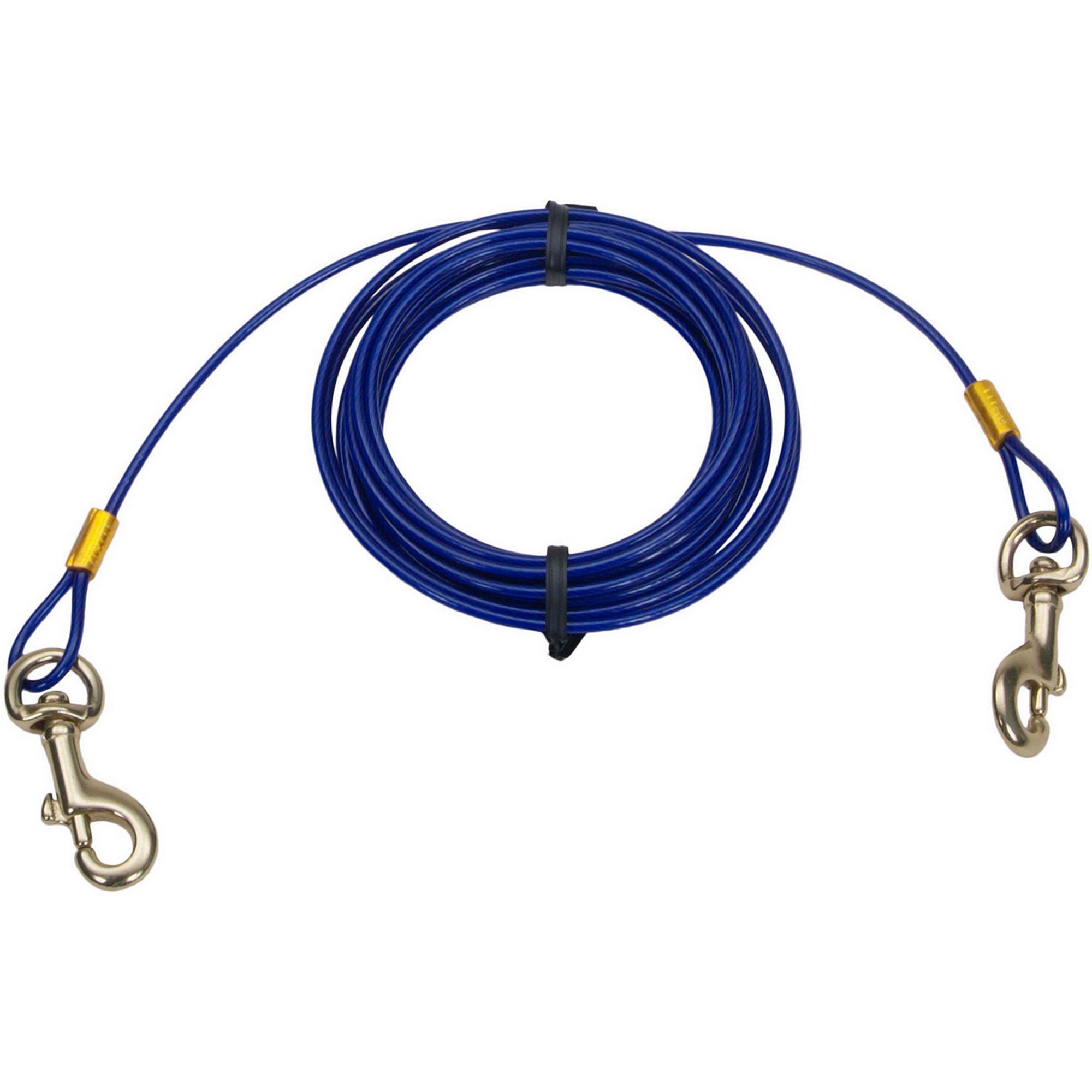 Petlinks System Blue Heavy Duty Cable Dog Tie Out, For Dogs Up to 50