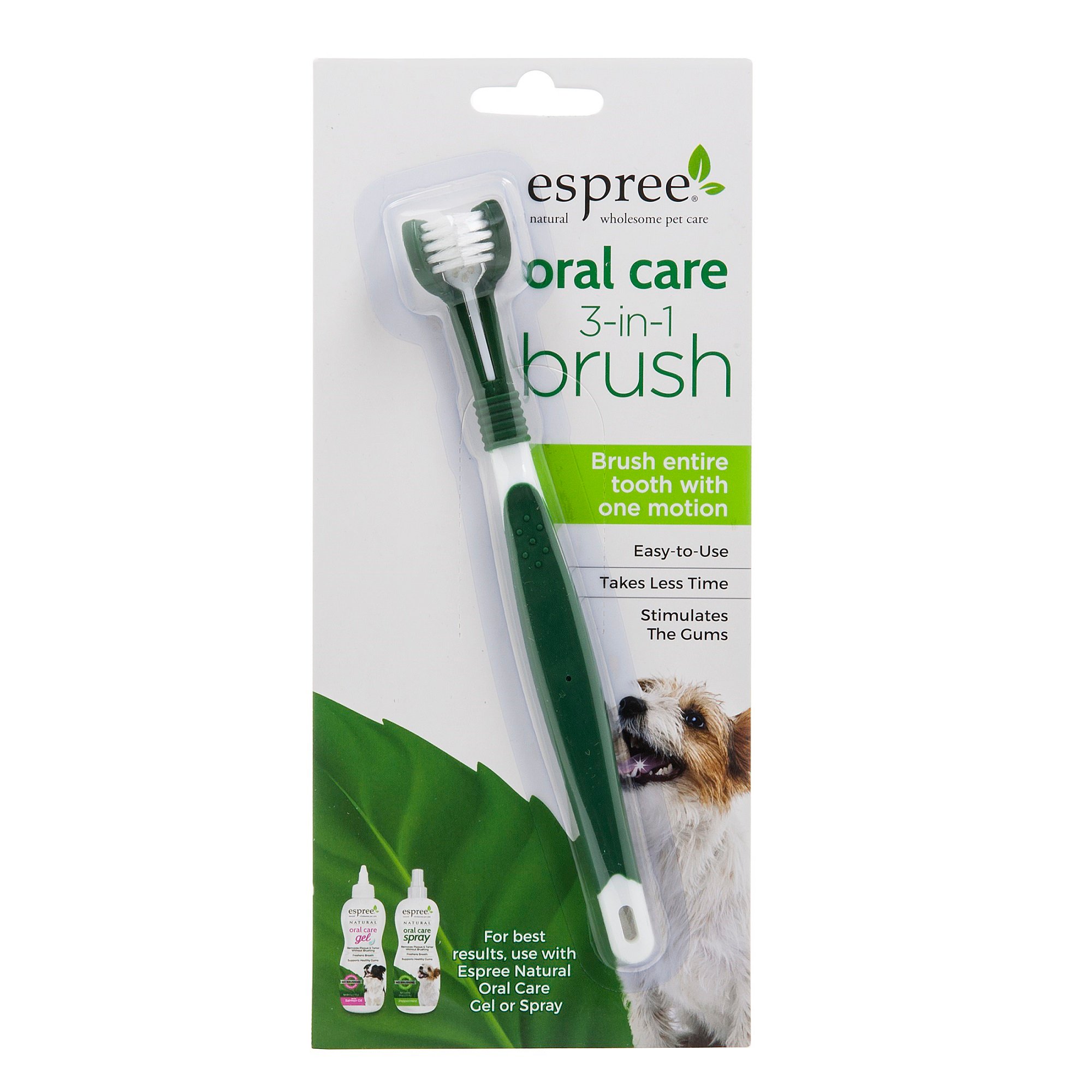 UPC 748406030633 Espree Oral Care 3In1 Toothbrush, Standard, Green