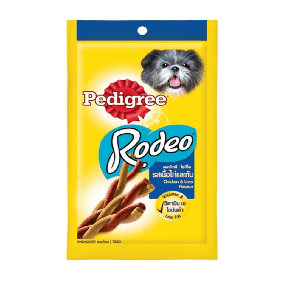 Pedigree Rodeo Chicken and Liver Dog Treats 90g Petco BD