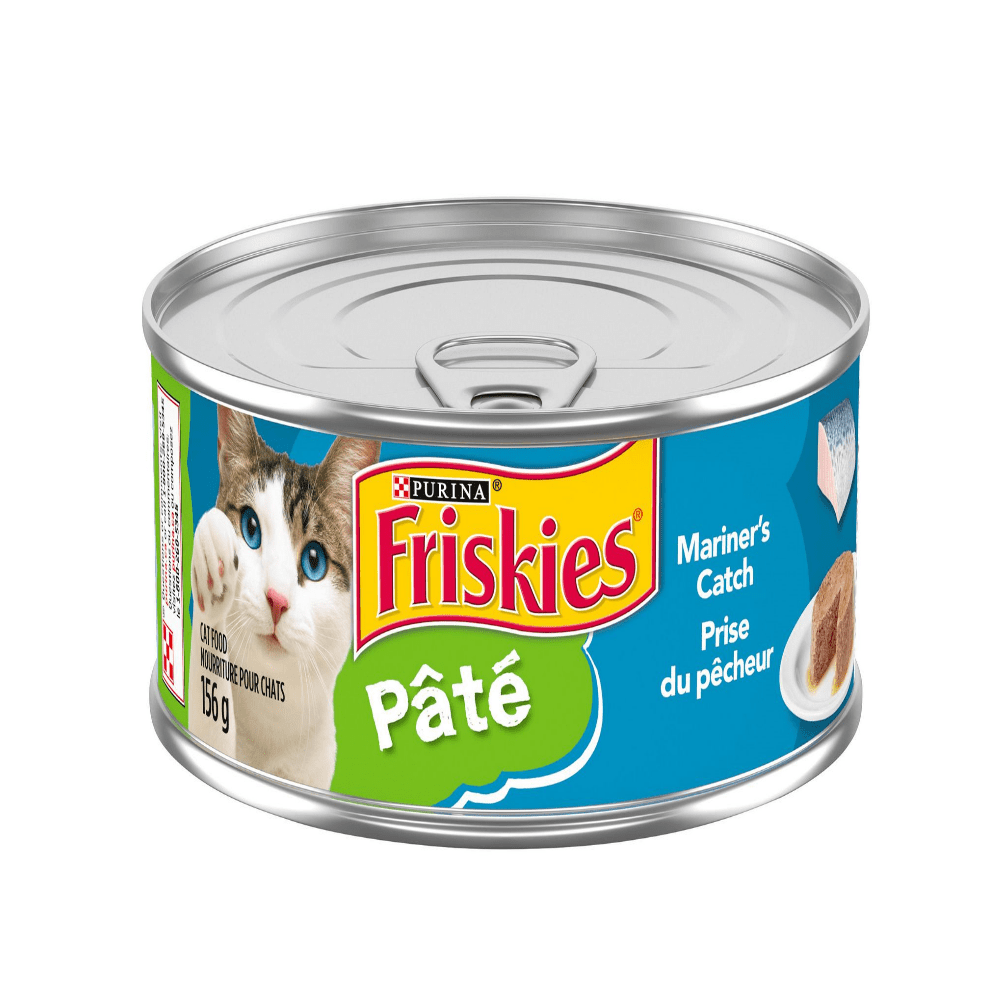 Friskies Pate Mariner's Catch, Wet Can Cat Food 156g Petco BD