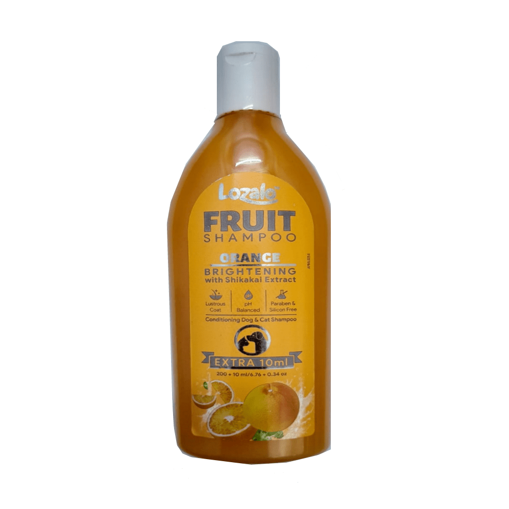 Lozalo Fruit Shampoo Orange Cat & Dog 200ml Petco BD