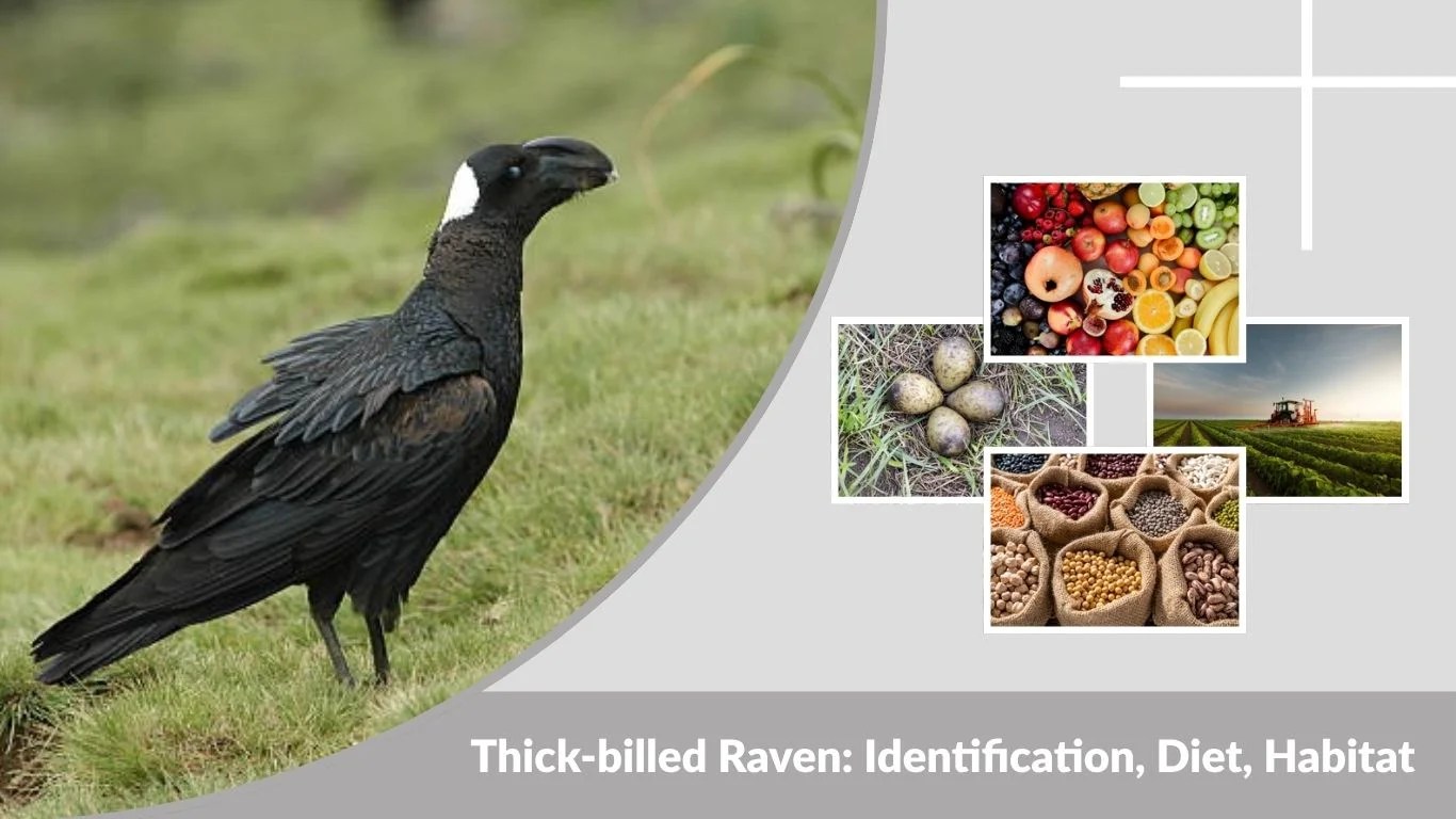 Thickbilled Raven Identification, Diet, Habitat and Facts