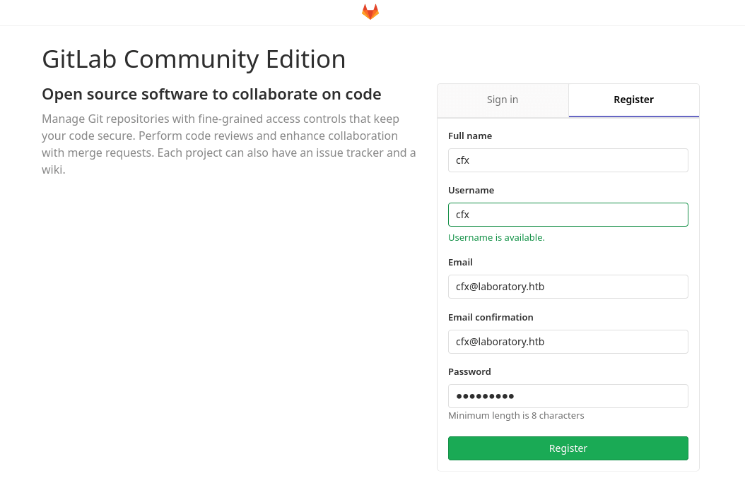 HackTheBox — Laboratory Writeup peterChain’s Blog