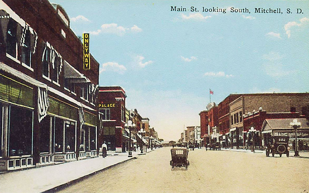 South Dakota Old Main Street Postcards Peter D.