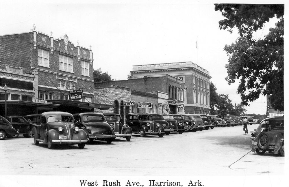 Arkansas Old Main Street Postcards Peter D.
