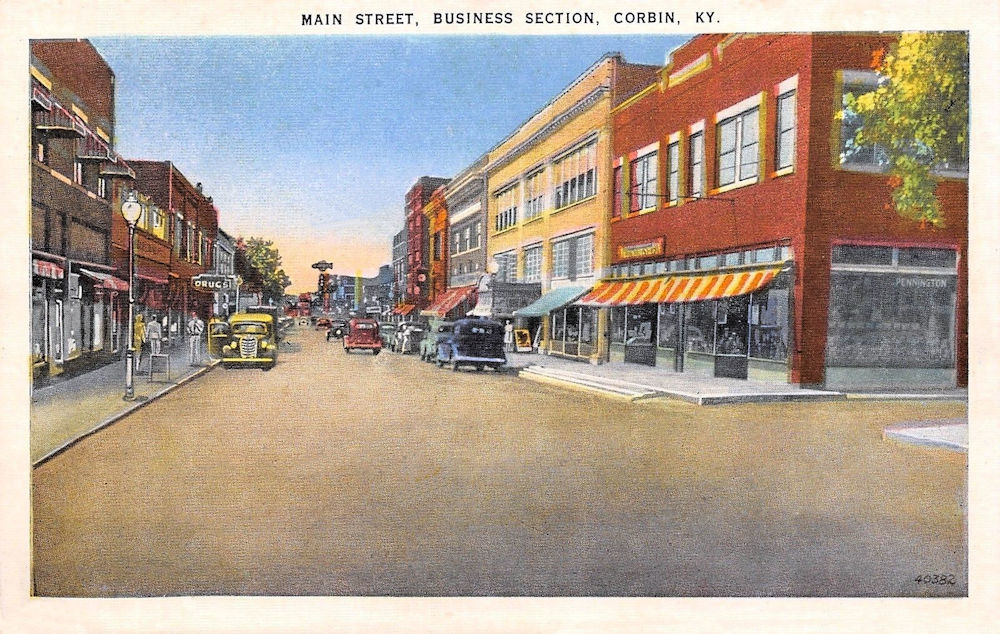 Kentucky Old Main Street Postcards Peter D.
