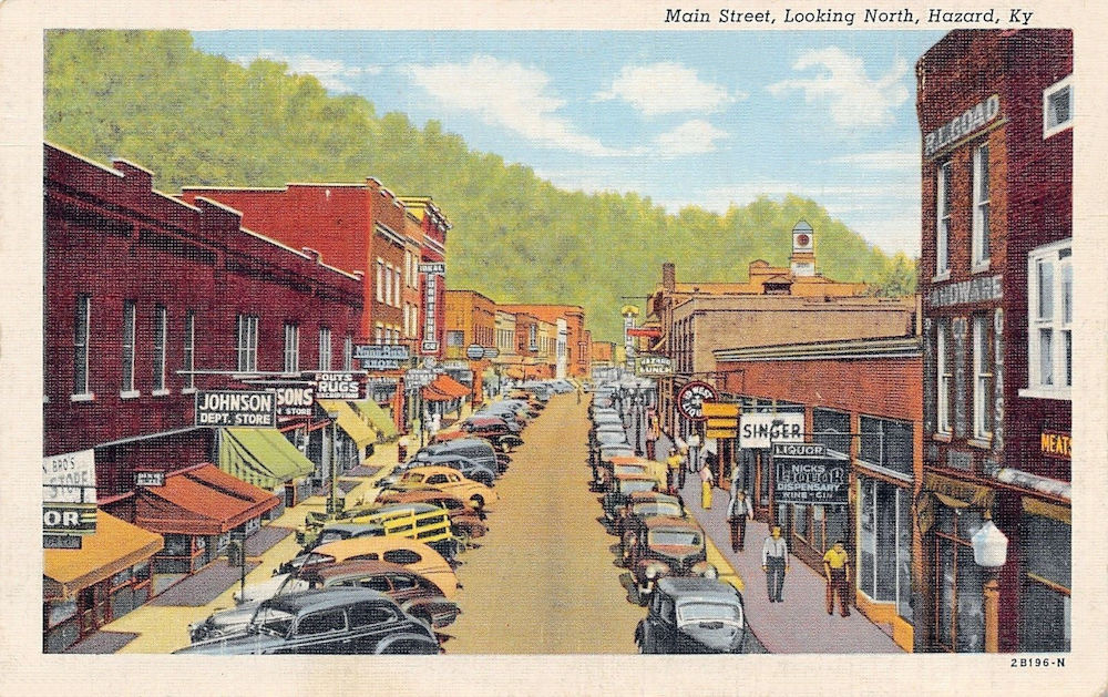 Kentucky Old Main Street Postcards Peter D.