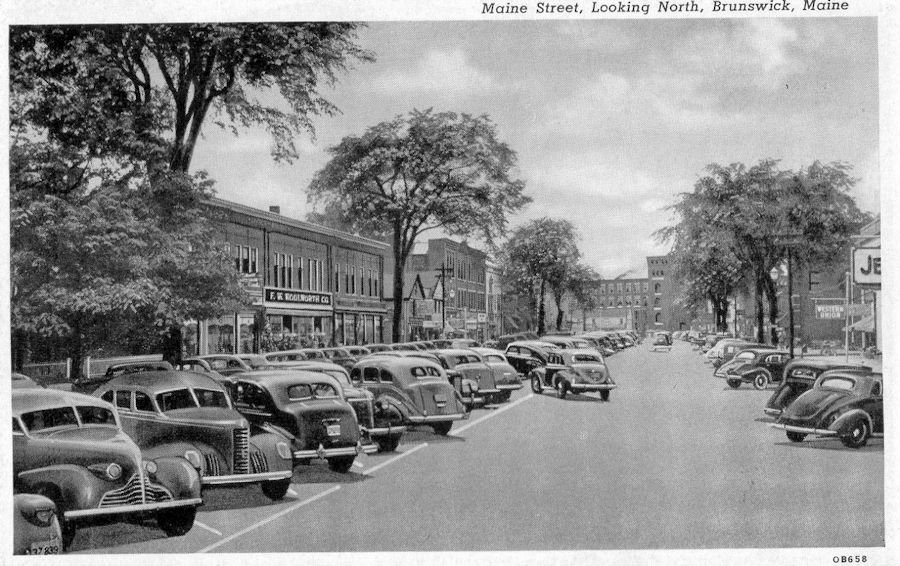 Maine Old Main Street Postcards Peter D.