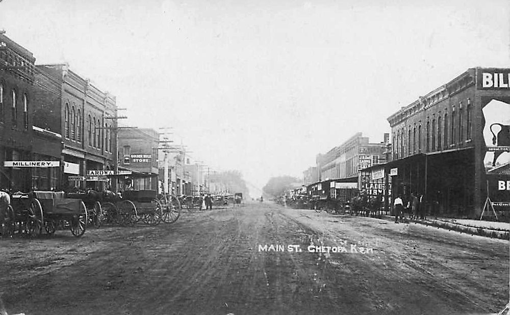 Kansas Old Main Street Postcards Peter D.