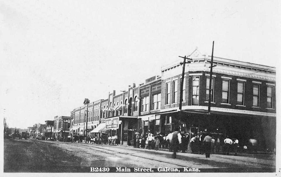 Kansas Old Main Street Postcards Peter D.