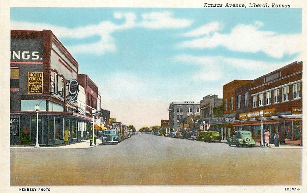 Kansas Old Main Street Postcards Peter D.