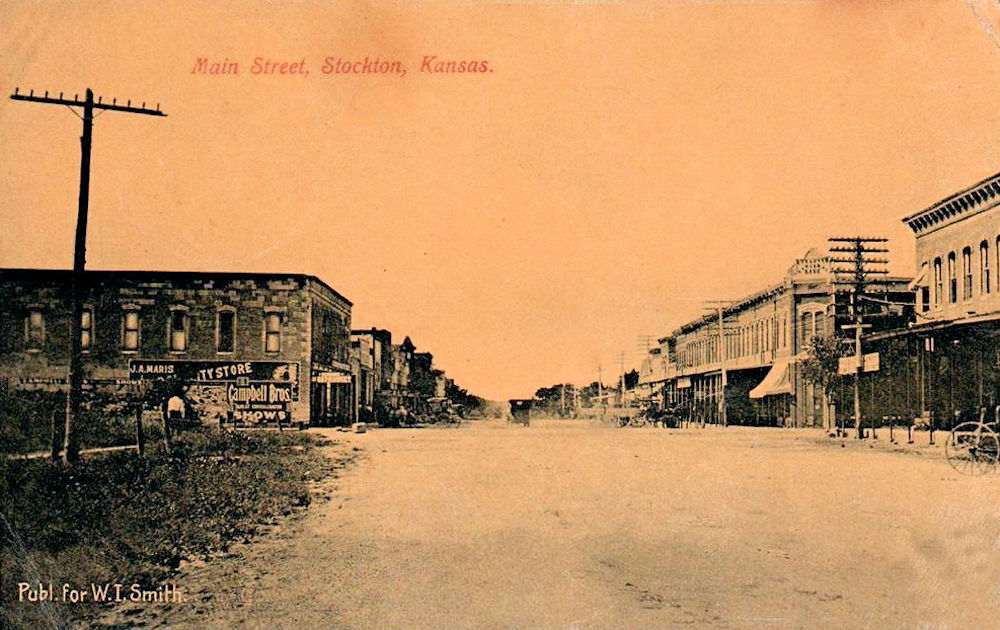 Kansas Old Main Street Postcards Peter D.