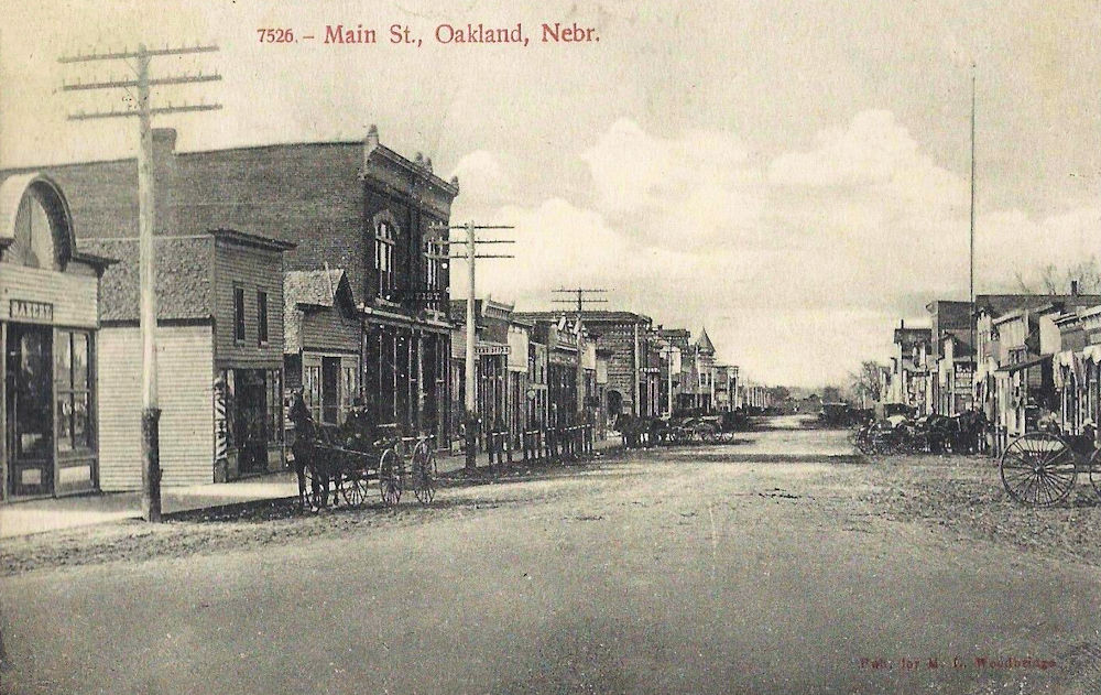 Nebraska Old Main Street Postcards Peter D.