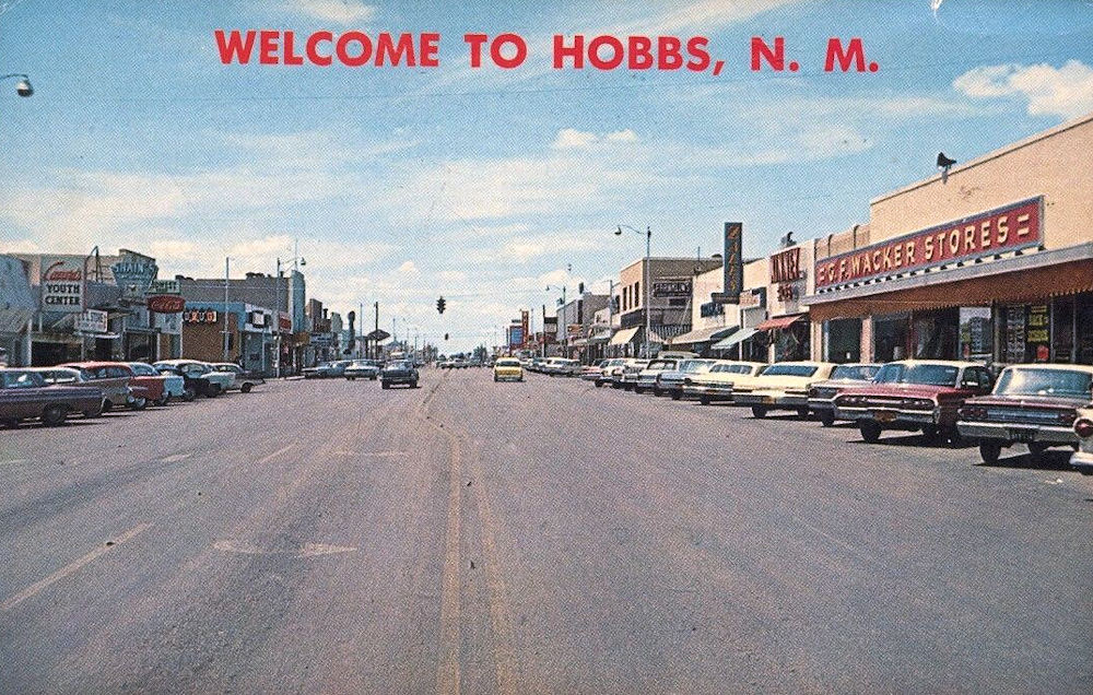 New Mexico Old Main Street Postcards Peter D.