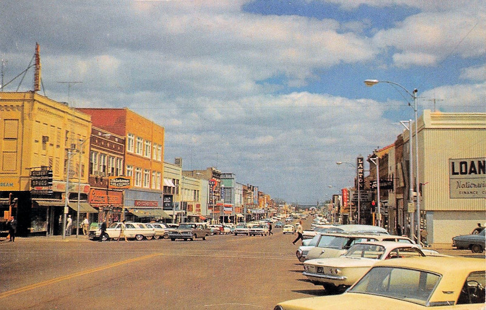 Oklahoma Old Main Street Postcards Peter D.