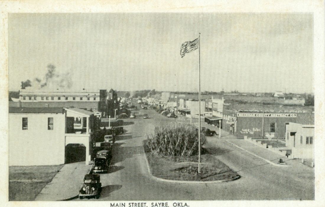 Oklahoma Old Main Street Postcards Peter D.