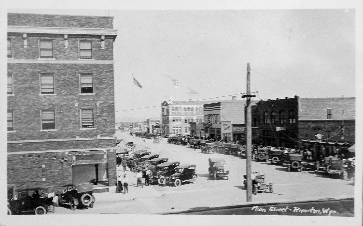 Wyoming Old Main Street Postcards Peter D.