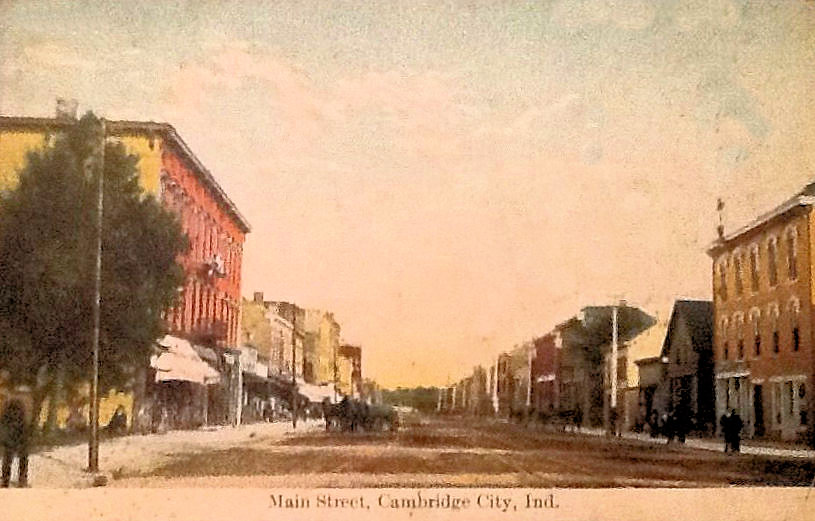 Indiana Old Main Street Postcards Peter D.