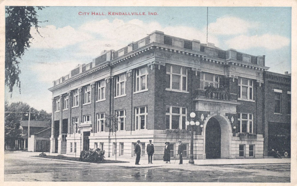 Indiana Old Main Street Postcards Peter D.