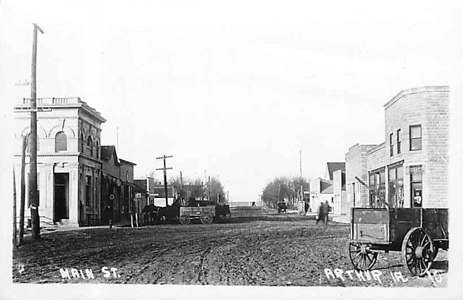 Iowa Old Main Street Postcards Peter D.