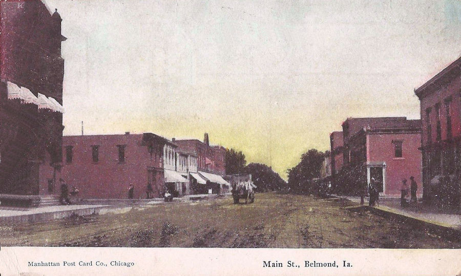 Iowa Old Main Street Postcards Peter D.